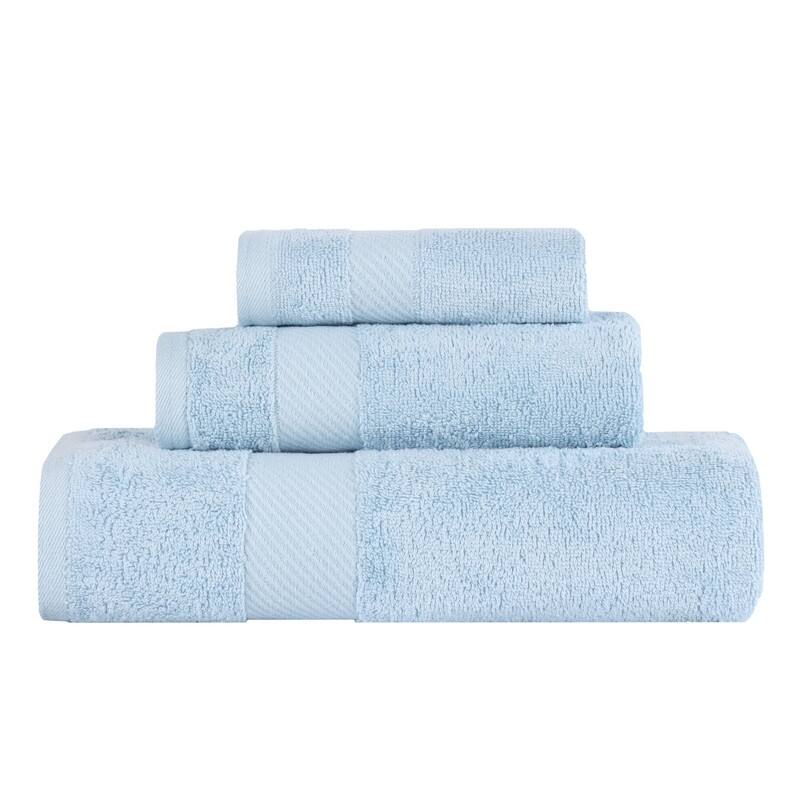 Luxury Egyptian Cotton Solid 3 Piece Bath Towel Set by Superior