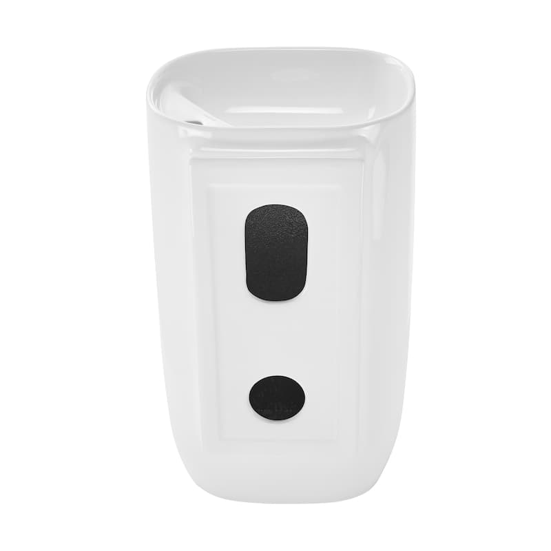 Dieppe One Piece Pedestal Sink - 19.7" x 17.75" 34.45"