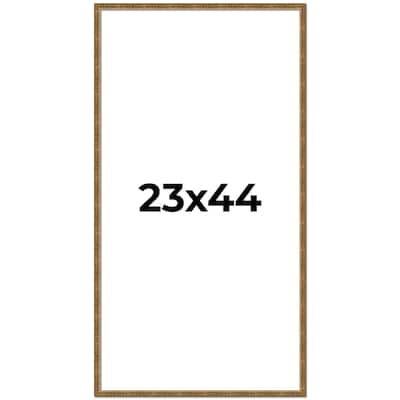 23x44 Frame Gold Picture Frame - Complete Modern Photo Frame Includes