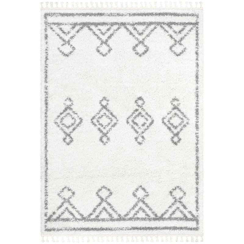 Nuloom Mackie Moroccan Tasseled Shag Area Rug