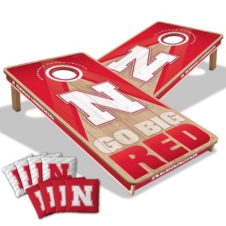 Nebraska Cornhuskers NCAA 2x4 Professional Cornhole Board Set