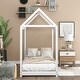 preview thumbnail 3 of 16, Twin Solid Wood House Bed