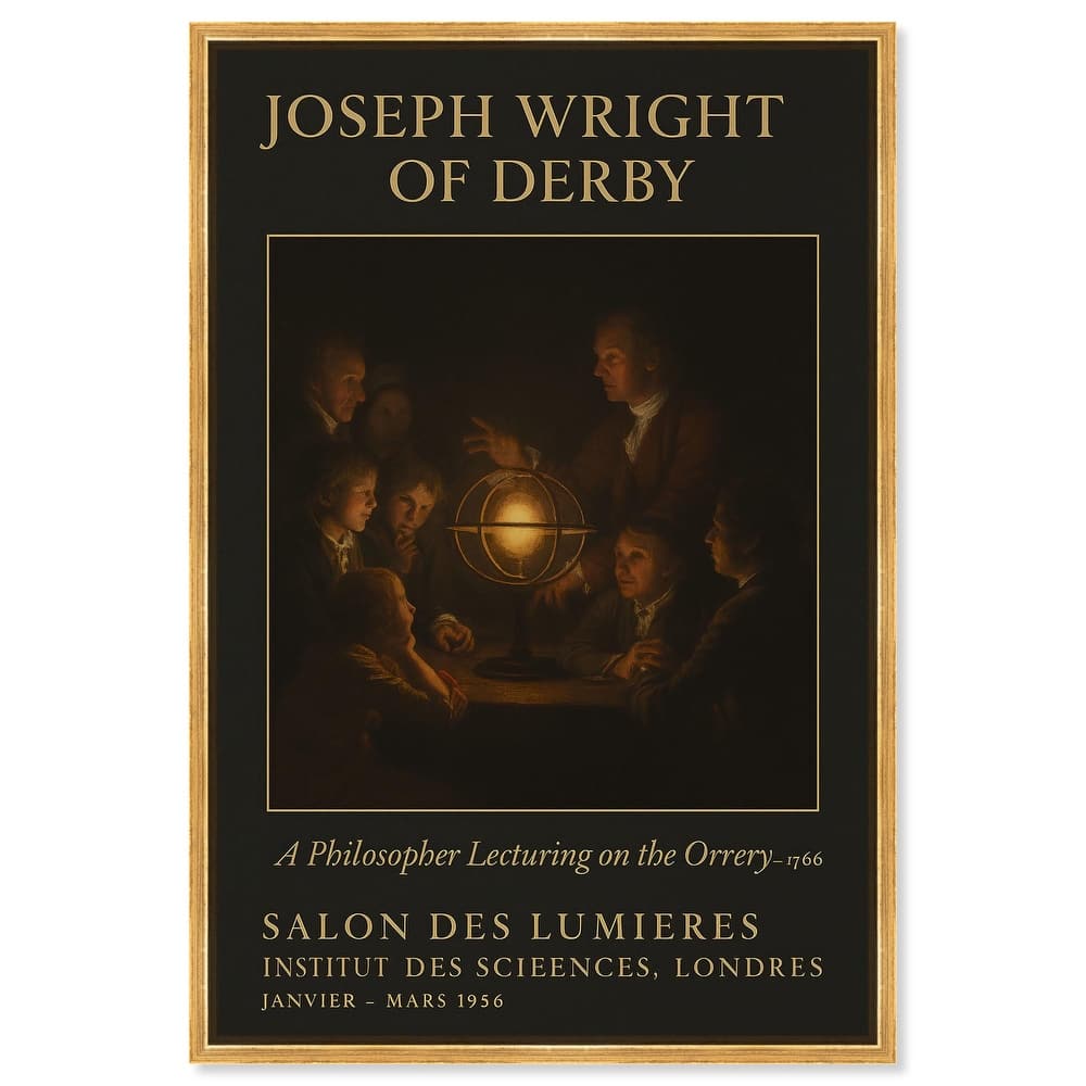 Philosopher Lecturing Canvas by Art Remedy