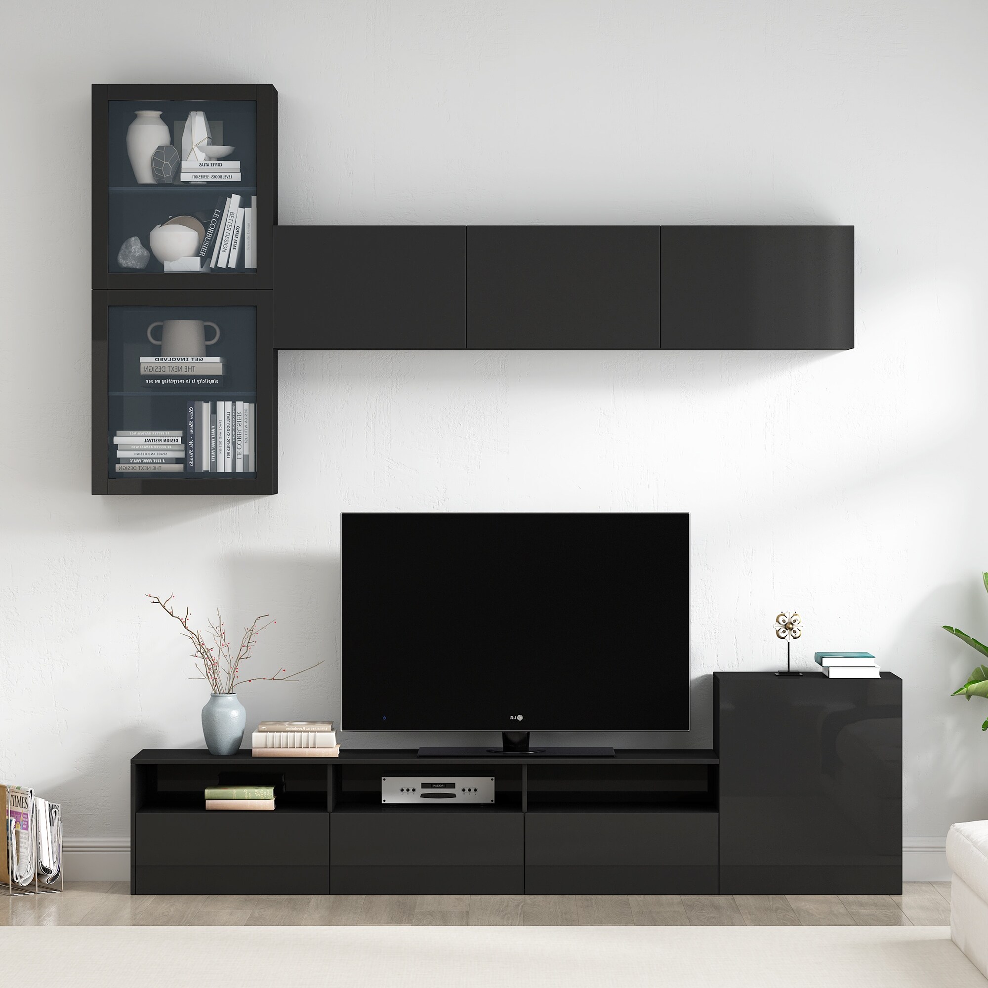 Floating cabinets for living room discount