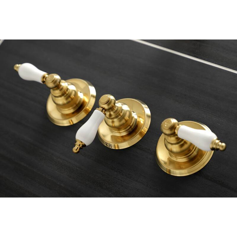 Victorian Three-Handle Tub and Shower Faucet