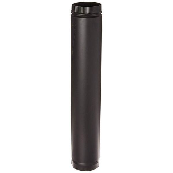 Shop Selkirk Dsp6tl Telescopic Double Wall Stove Pipe Matte Black 6 X 38 68 Overstock 24327562