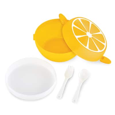 Grapefruit-Shaped Grapefruit Airtight Container - 5.500 x 5.500 x 3.750
