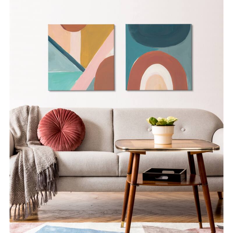 Kate and Laurel Teotitlan Valley Canvas Art by Kate Aurelia Holloway