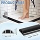 preview thumbnail 12 of 15, Shower Water Barrier, Silicone Splash Guard Shower Black - 67"