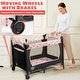 preview thumbnail 6 of 20, Babyjoy 4 in 1 Convertible Portable Baby Playard - See Details