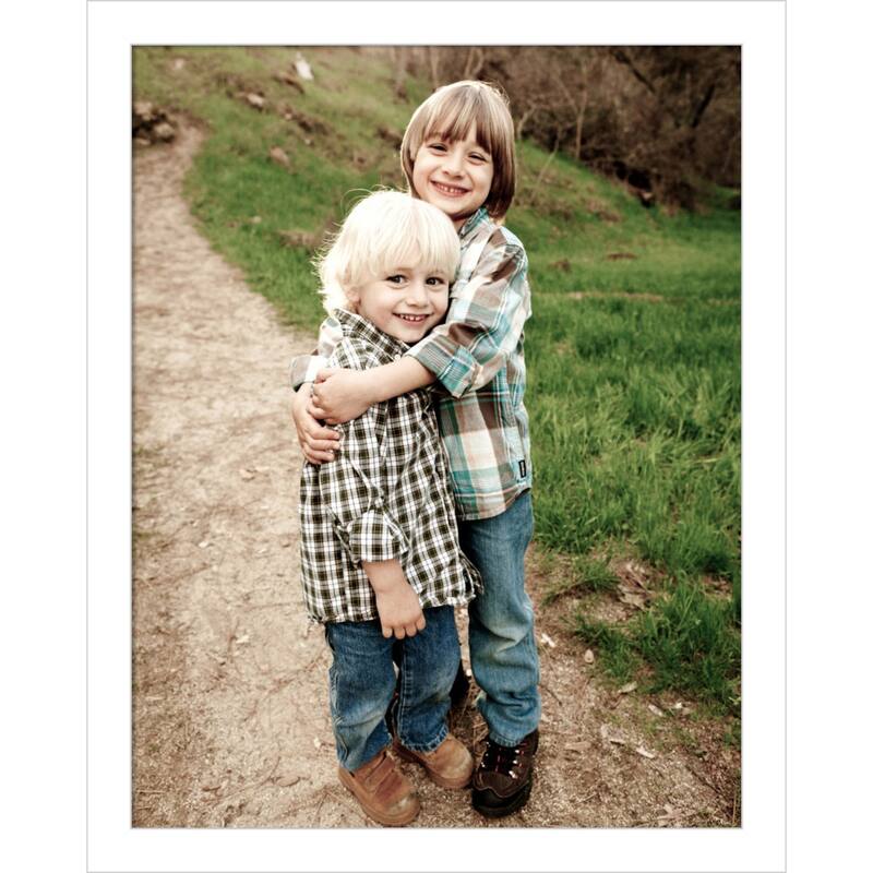 Svelte Clay Grey Framed Picture Frame, Photo Frame - 11x14 - Svelte White