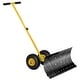 Outsunny Snow Shovel with Wheels - Yellow - Bed Bath & Beyond - 39870019