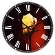 preview thumbnail 8 of 8, Designart 'Beautiful Yellow Colored Rose' Oversized Floral Wall CLock