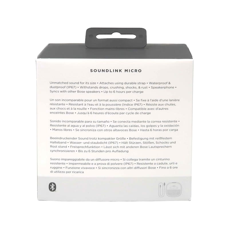 Bose Soundlink Micro Bluetooth Speaker (Smoke White)