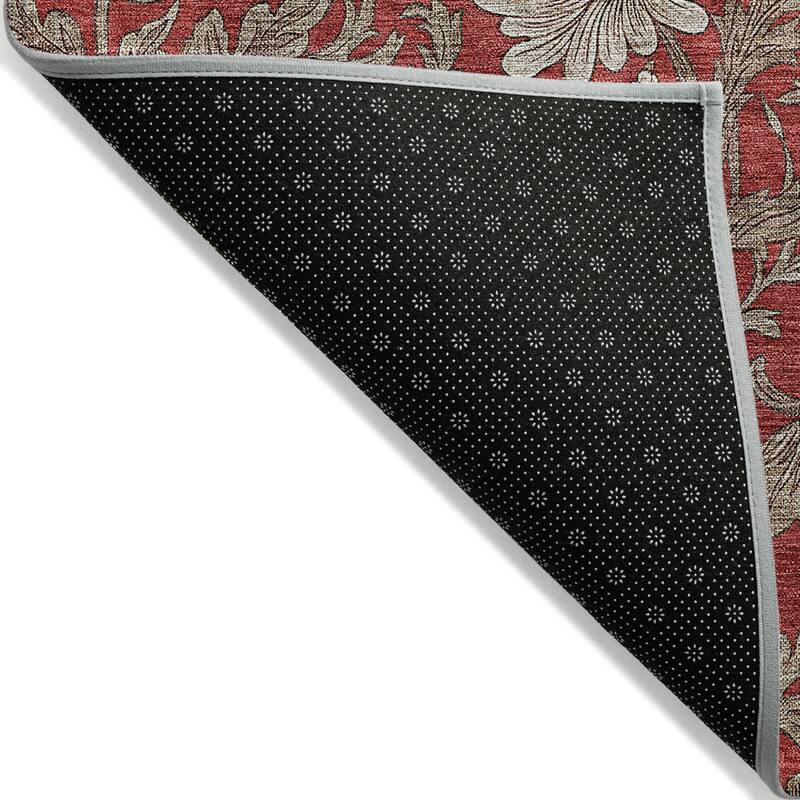 HomeRoots Floral Transitional Rectangle Outdoor Rug