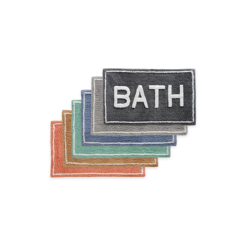St Mary's 2 Piece Tufted Bath Rug Set