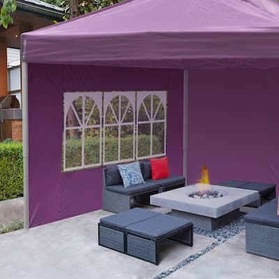 10x7 ft Universal Sidewall Panel with Window for Canopy and Gazebo
