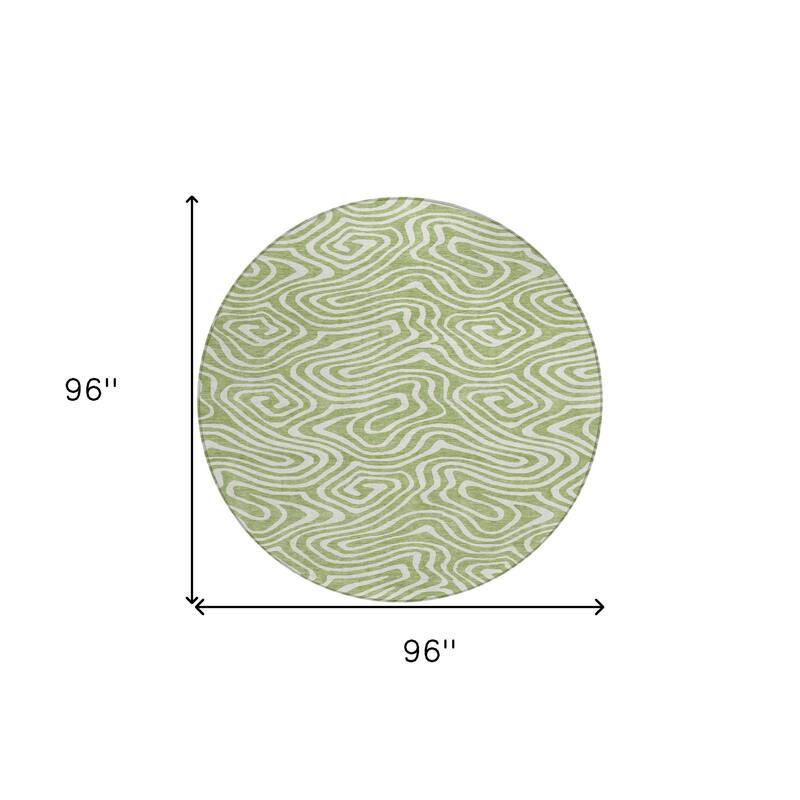 HomeRoots Abstract Transitional Rectangle Outdoor Rug