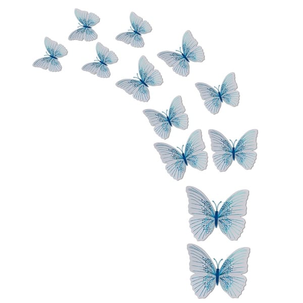 Shop 12pcs 3d Butterfly Wall Decal Art Diy Sticker For Christmas