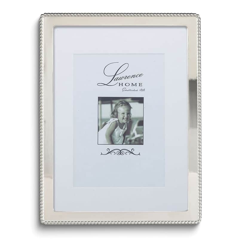 Curata Silver-Tone Beaded Edge Metal 8x10 Frame