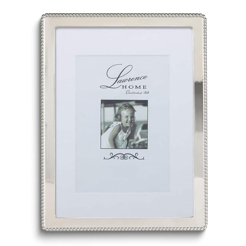 Curata Silver-Tone Beaded Edge Metal 8x10 Frame