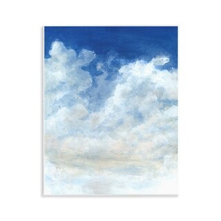 Stupell Full Clouds in Blue Sky Wall Plaque Art Design By Grace Popp ...