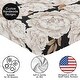 preview thumbnail 5 of 4, Sweet Jojo Designs Black and Off White Boho Shabby Chic Floral Girl Fitted Crib Sheet Bohemian Vintage Garden Watercolor Flower