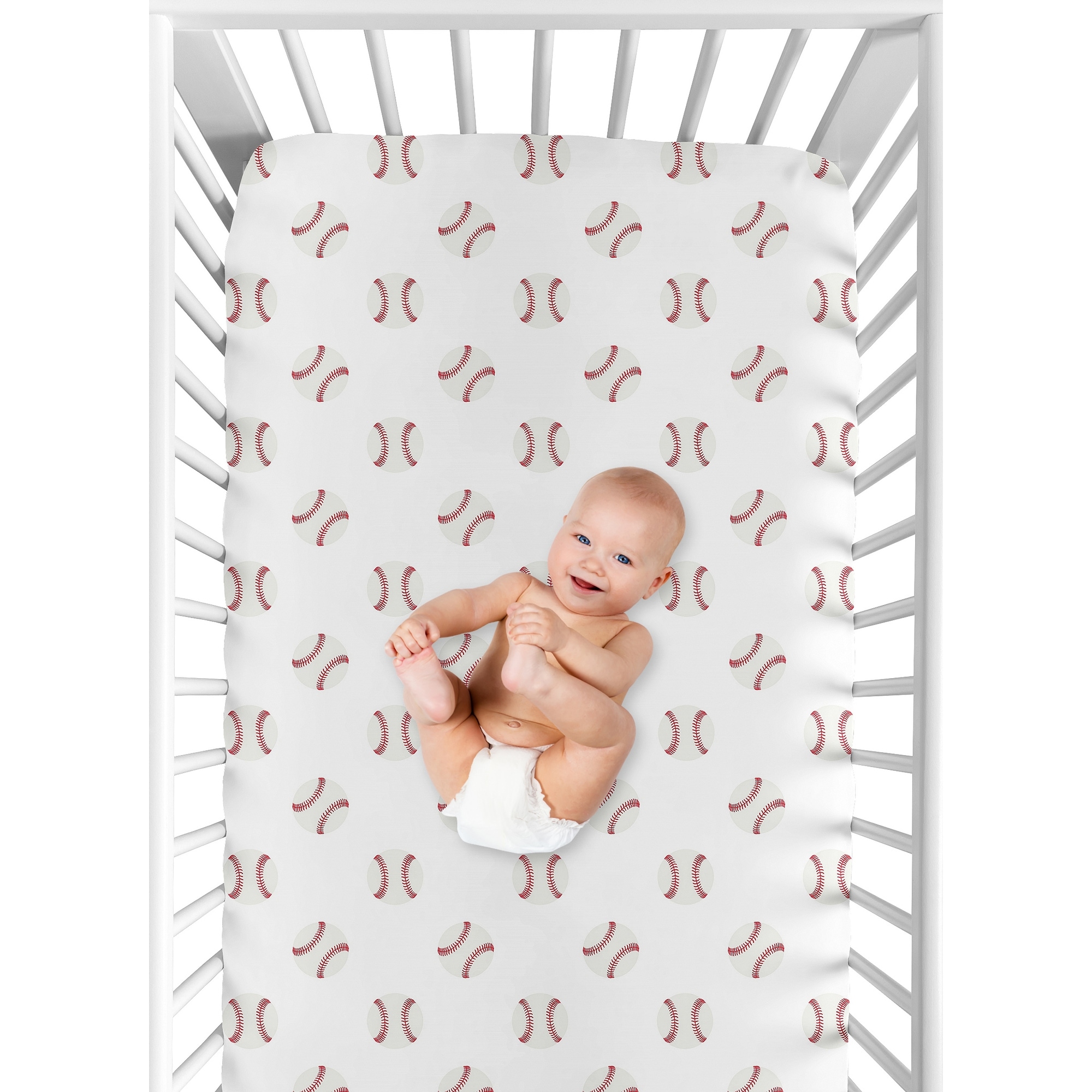 Baseball crib sheet shop
