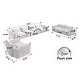 preview thumbnail 46 of 45, 7 Pieces Modular Sectional Sofa Set for Living Room Furniture Sets