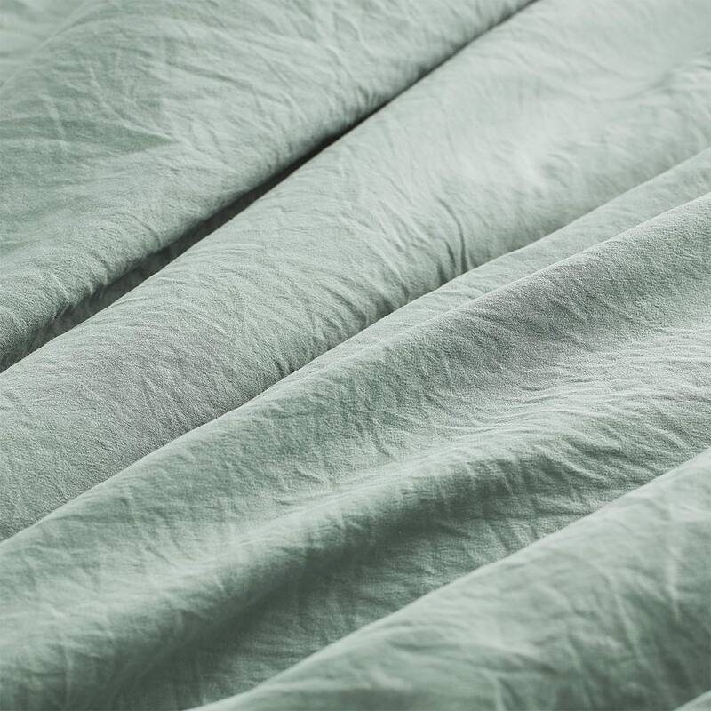 Natural Loft Oversized Comforter Set - Iceberg Green