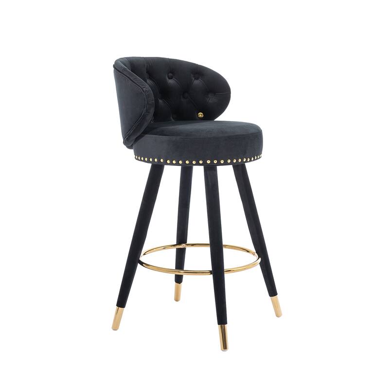 Counter Height Bar Stools with a fixed height of 360 degrees Set of 2