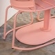 preview thumbnail 6 of 18, Santa Monica Outdoor 3-Piece Bistro Set by Christopher Knight Home