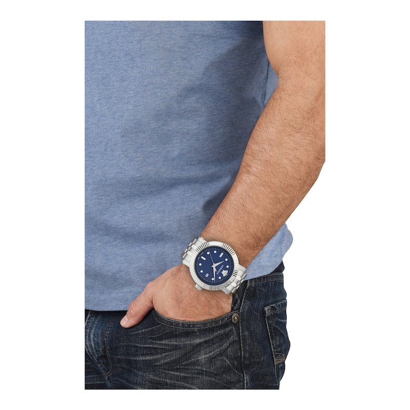 Versace V-Classic Leather Watch