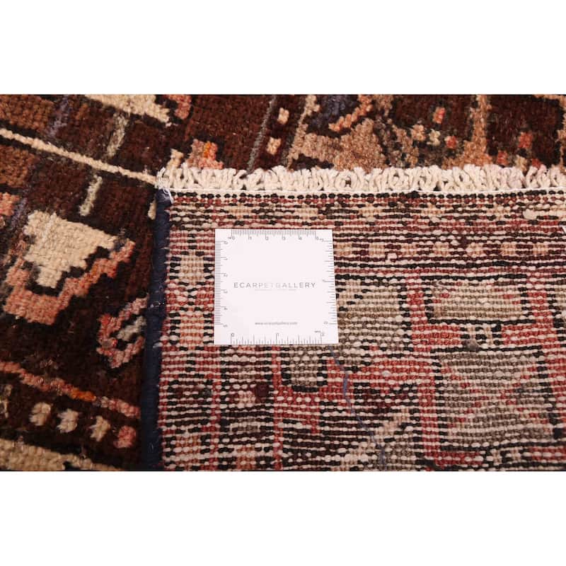 ECARPETGALLERY Hand-knotted Kayseri Vintage Brown Wool Rug - 4'3 x 8'10