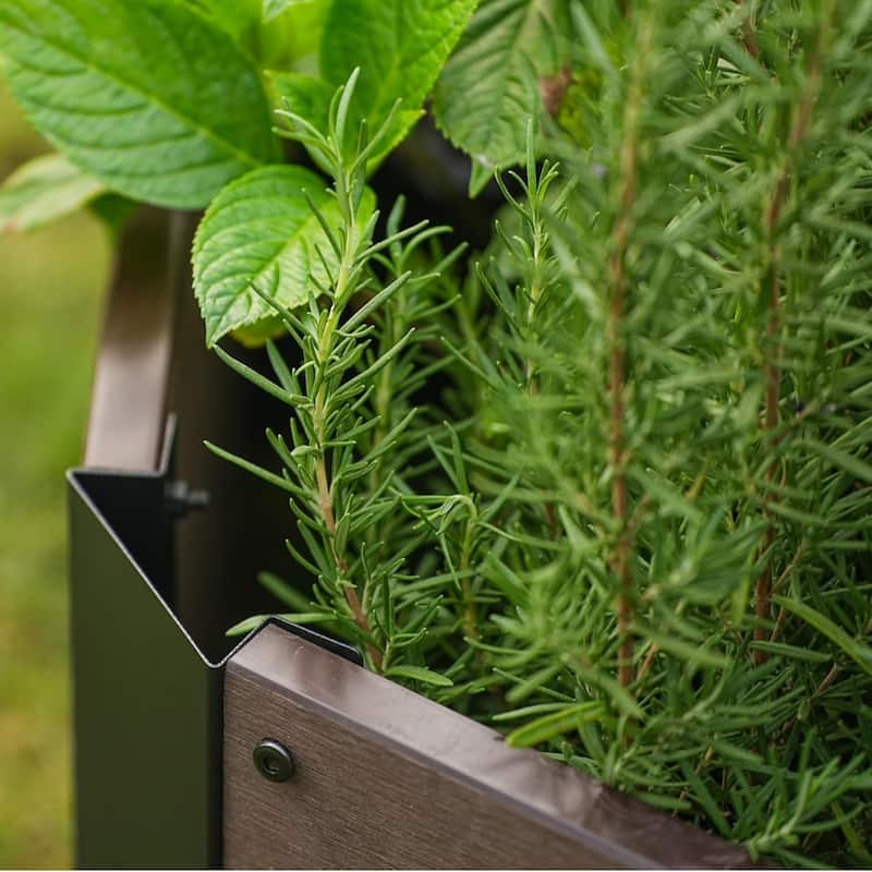 31.5X31.5X11.8Inch Hexagon Wood Raised Garden Bed Outdoor Planter Box for Lawn Yard and Patio - 80*80*30cm