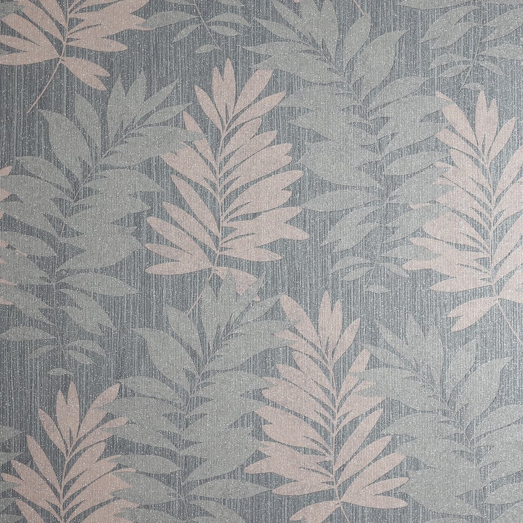 Arthouse Bernis Slate Palm Leaf Wallpaper
