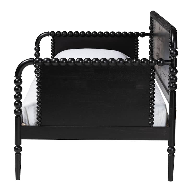 Lucera Bobbin Daybed - Wooden Spindle Bed Frame, Classic Style Sofa Bed for Bedroom or Guest Room