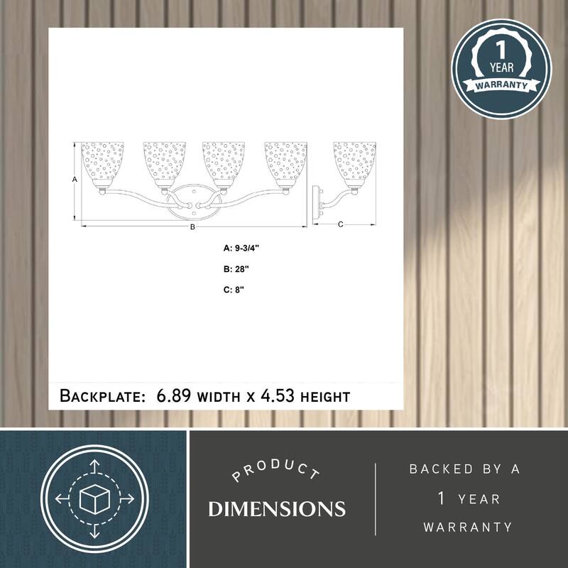 Vaxcel Lighting W0521 Bellwood 4 Light 28" Wide Vanity Light