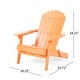preview thumbnail 3 of 44, Malibu Outdoor Acacia Wood Adirondack Chair by Christopher Knight Home