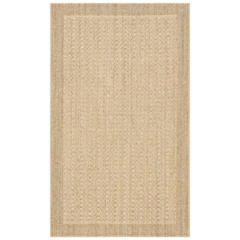 SAFAVIEH, Palm Beach Pearly Modern Sisal Rug - 3' x 5' - Desert Sand