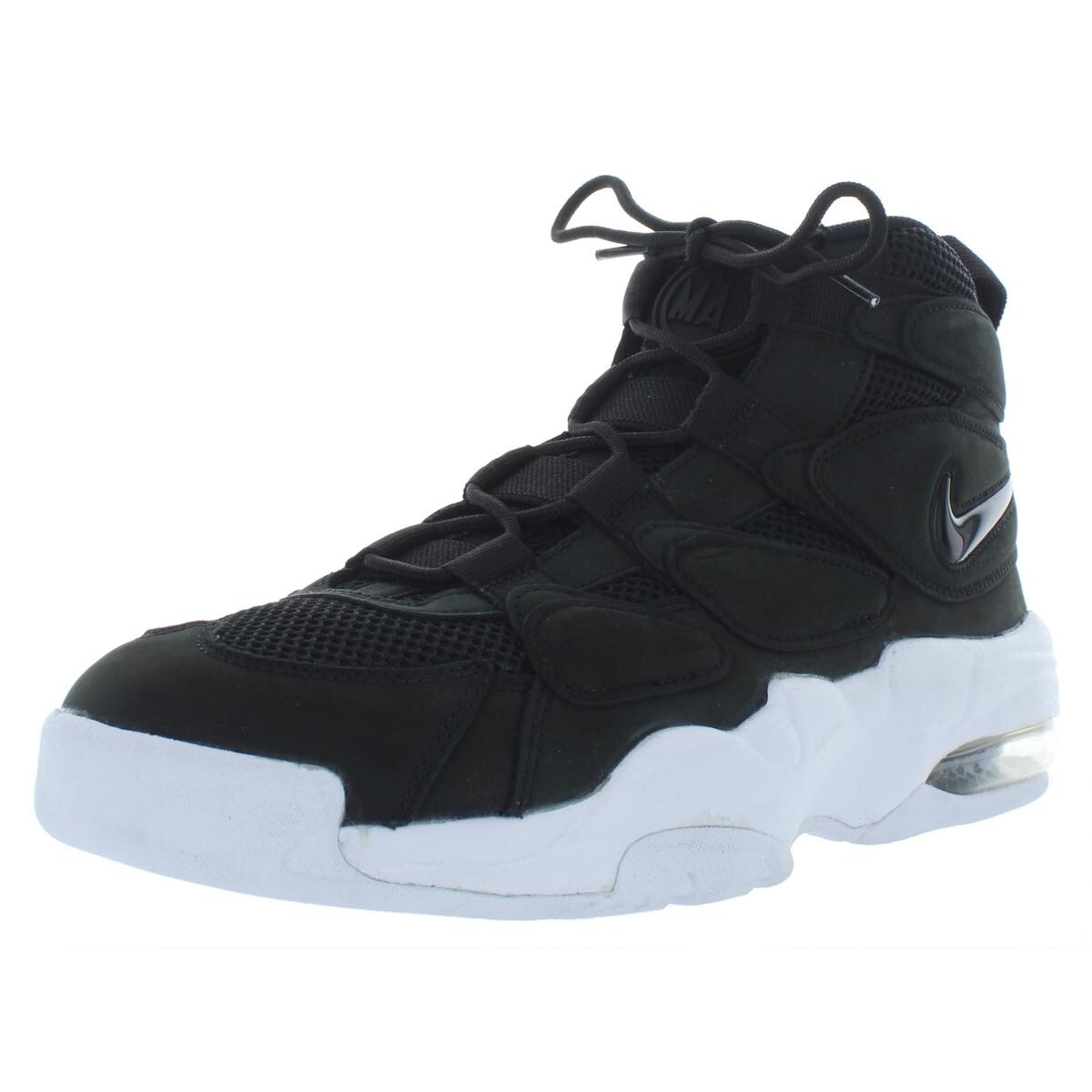 Shop Nike Mens Air Max 2 Uptempo Qs Basketball Shoes High Top