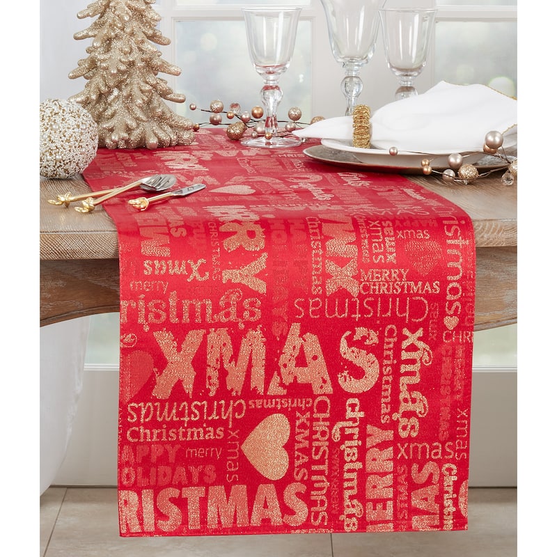 Christmas Design Holiday Table Runner - 16"x72"