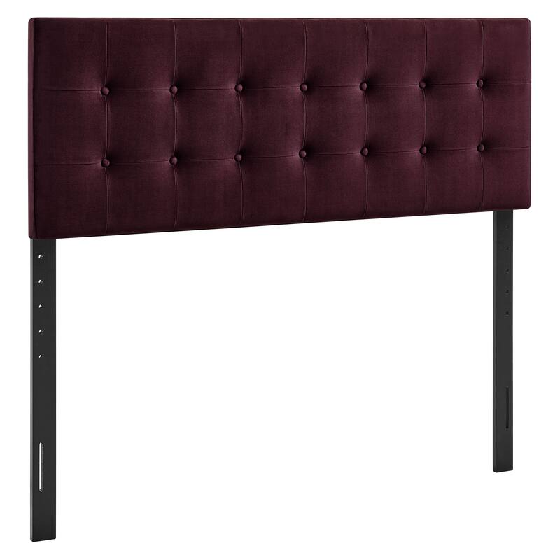 Emily Biscuit Tufted Performance Velvet Headboard
