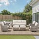 Option Grey Wicker Beige Cushion