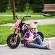 preview thumbnail 10 of 8, Kids Electric Motorcycle with Manual Throttle Training Wheels and Music System Be Used for Backyard and Park Play