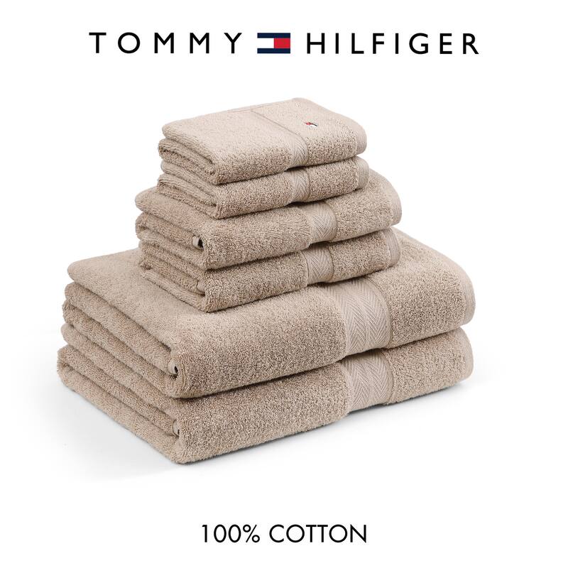 Tommy Hilfiger Modern American Cotton 6 Piece Towel Set - 6 Piece