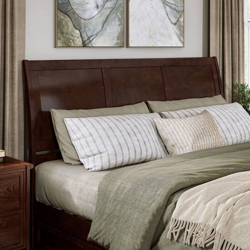 Andorra Platform Bed with Panel Footboard and Storage Drawers