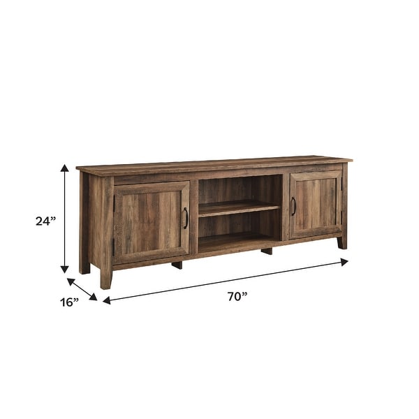 Middlebrook Wind Gap 70-inch Groove Door TV Console - On