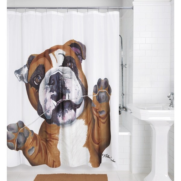 Floss Dog Shower Curtain On Sale Bed Bath Beyond 33040864