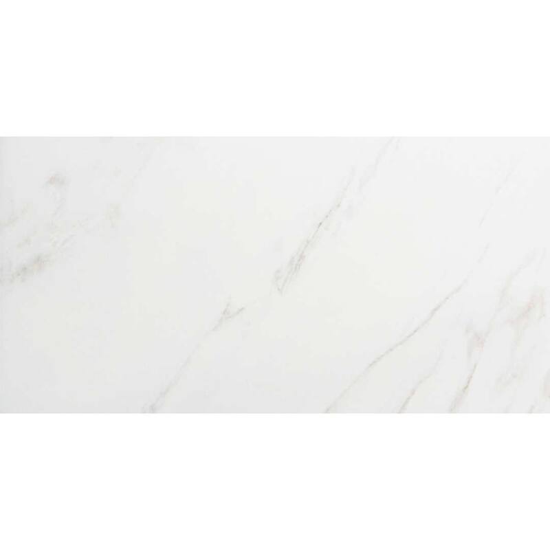 The Tile Life Huntington 24x48 White Porcelain Floor & Wall Tile